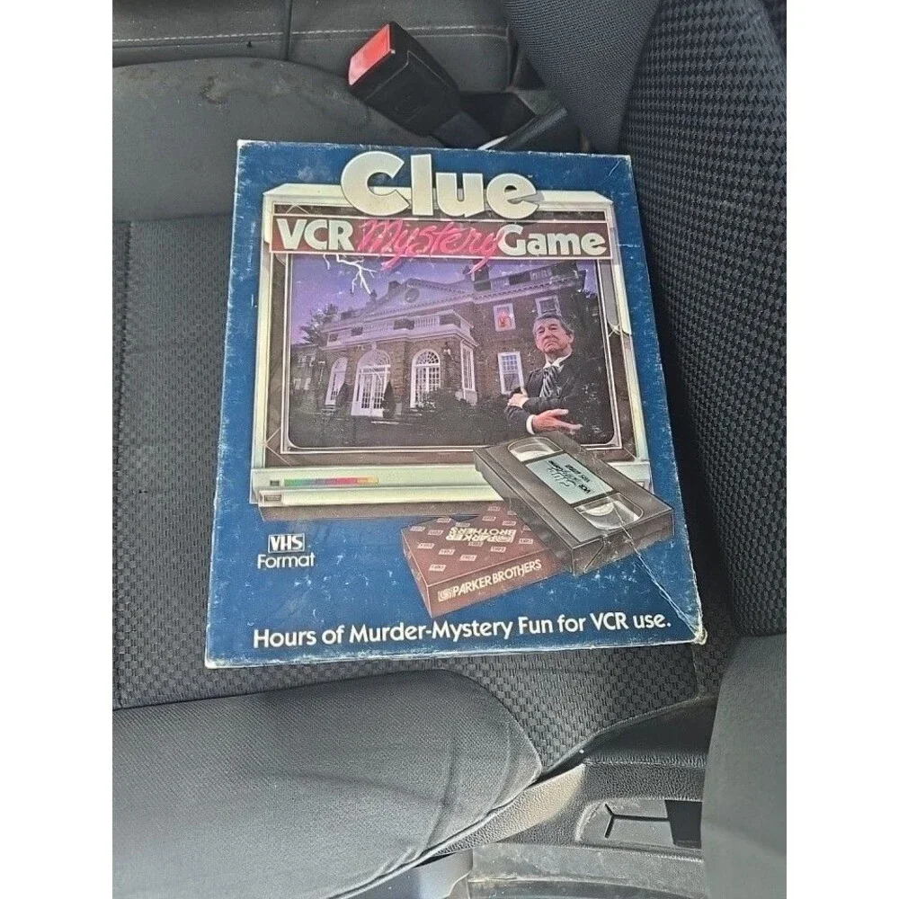 Vintage Clue VCR Mystery Game Parker Brothers 1985 - VHS Board Game